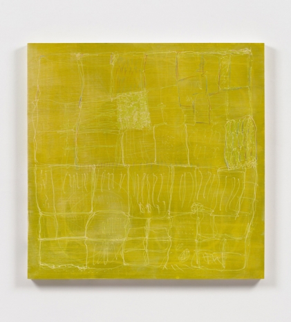 Abby Robinson, Green Gold Dremel Drawing, 2023 , Tilton Gallery