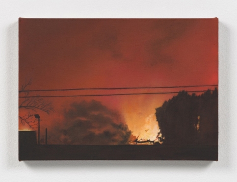 Dana Powell, Factory fire, 2023 , Tanya Bonakdar Gallery