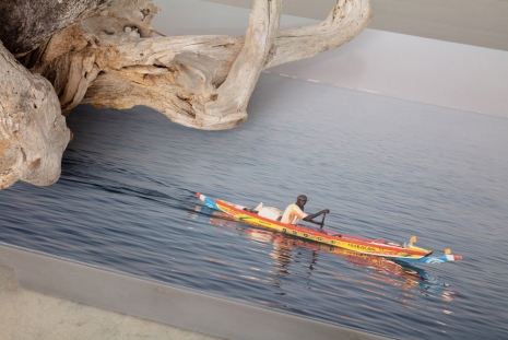Karyn Olivier, Driftwood, Door, Man, and Boat (Gorèe Island/Matinicus Island), 2023 , Tanya Bonakdar Gallery
