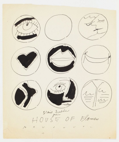 Andy Warhol , House of Flowers, ca. 1954 , Anton Kern Gallery