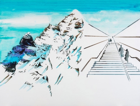 John Kørner, Making the Way Through the Mountain, 2020 , KETELEER GALLERY