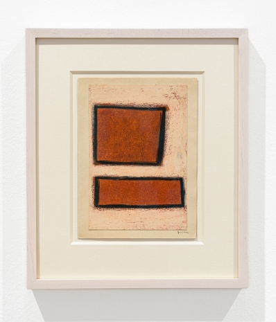 Mira Schendel, Untitled (Two red forms), Early 1960s , The Mayor Gallery