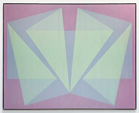 Julian Stanczak , Mirrored, 1971 , The Mayor Gallery