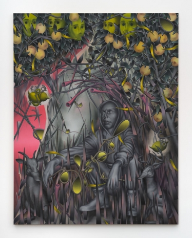 László von Dohnányi , A bunch of fruit hanging from a tree, 2023, Baert Gallery