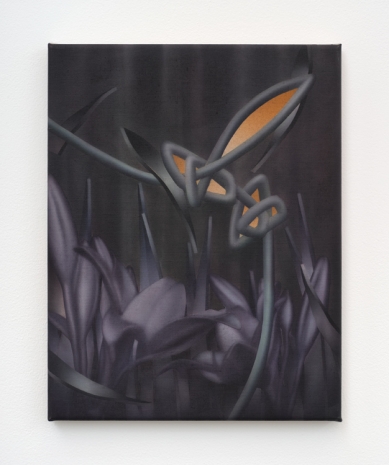 László von Dohnányi , Purple flowers with a yellow light, 2023 , Baert Gallery