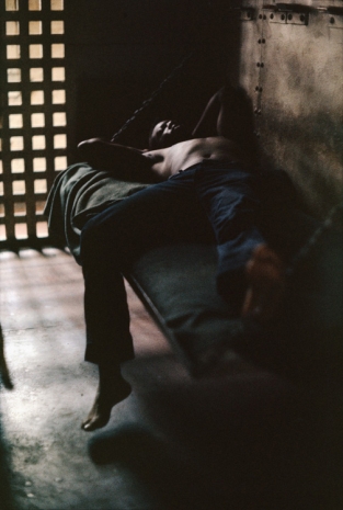 Gordon Parks, A Caged Man, Marcus Savage, Fort Scott, Kansas, 1963 , Rhona Hoffman Gallery