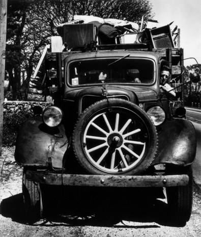Gordon Parks, Car Loaded with Furniture on Highway, Lancaster, Pennsylvania, 1946 , Rhona Hoffman Gallery
