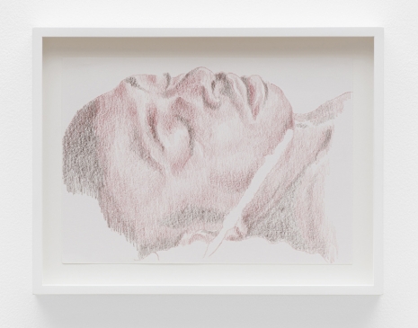 Mike Silva, Drawing of Jason sleeping, 2023 , The Approach