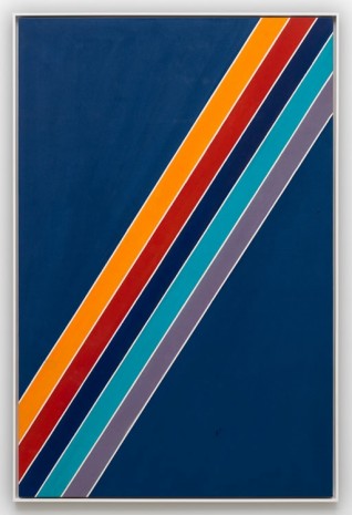Sam Gilliam, Blue Let (alternate view), 1965, David Kordansky Gallery