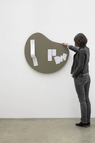Haegue Yang, Rotating Notes – Dispersed Episode V, 2013, Galerie Chantal Crousel