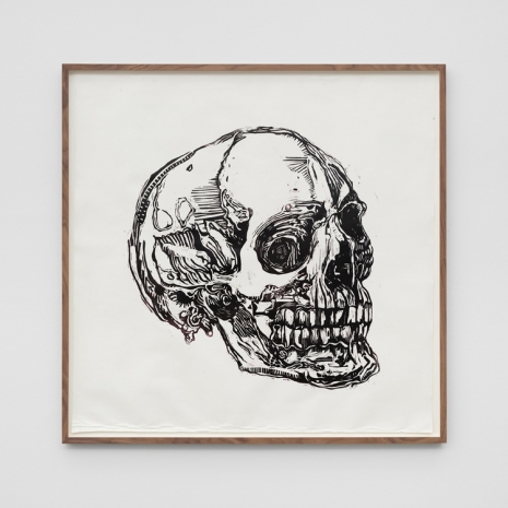 Johnny Miller, Skull #6, 2023, Galerie Barbara Thumm