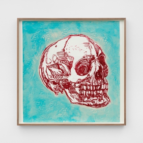Johnny Miller, Skull #8, 2023 , Galerie Barbara Thumm