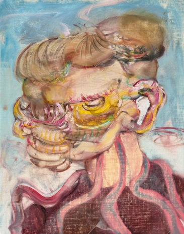Adrian Ghenie, Study of a Head, 2023 , Tim Van Laere Gallery