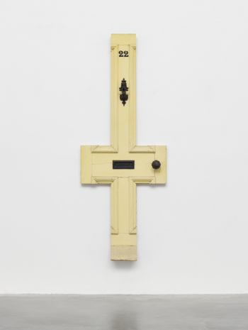 Christian Marclay, Crosscut (Yellow Door), 2023 , White Cube