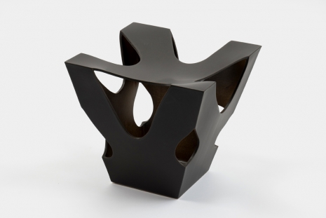 Kiyomizu Rokubey, Black Ceramic Figure 26-B 黒泑陶姿26-B, 2014 , Nonaka-Hill