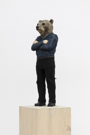 Stephan Balkenhol, Bear, 2023 , Monica De Cardenas