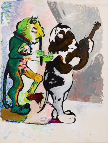 Paula Rego, The Musicians - Cat and Guinea Pig, 1981 , Victoria Miro
