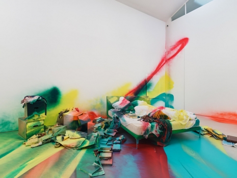 Katharina Grosse, The Bedroom, 2023, Galerie Max Hetzler
