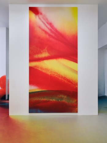 Katharina Grosse, The Bedroom, 2023, Galerie Max Hetzler