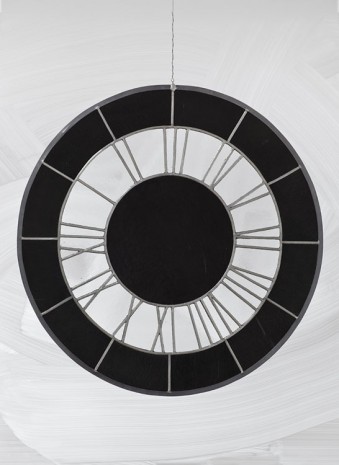 Ugo Rondinone, black white black clock, 2013, Esther Schipper