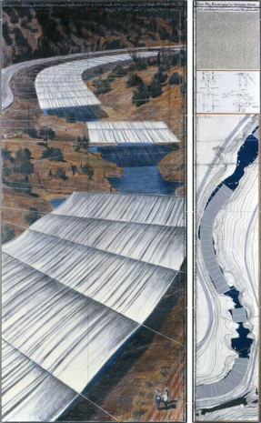 Christo, Over the River (Project for the Arkansas River, State of Colorado), 2010, Gagosian