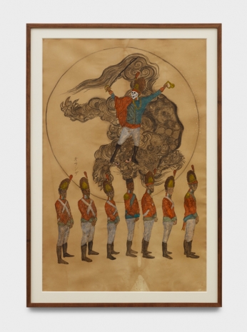 Umar Rashid, Silk, Gold, and Glory. (Youíd be a sucker not to get paid). Various grenadiers from Batavia and Dutch colonies fighting in the service of Daigoro, The Silk Merchant of Satsuma..., 2015 , Blum & Poe