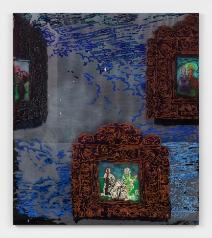 Austin Martin White, Three framed works (casta), 2023 , Petzel Gallery