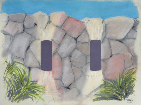 William Leavitt, Purple Wall Lights, 2012, Greene Naftali