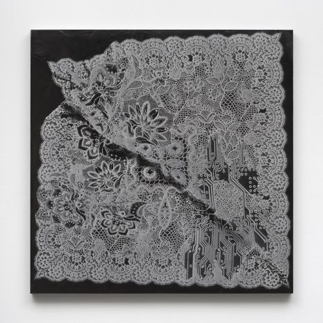 Analia Saban, Prompt Drawing: Lace Doily, 2023 , Sprüth Magers