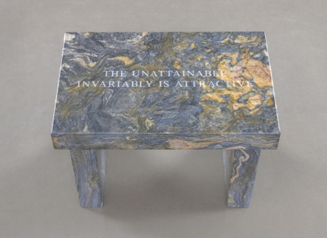 Jenny Holzer , Selection from Truisms: The unattainable..., 2019, Sprüth Magers