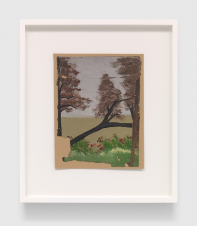 Frank Walter, Untitled (Lavender Sky, Burgundy Trees), n.d., David Zwirner