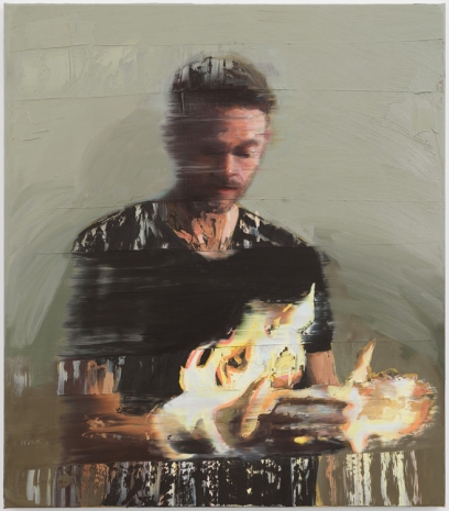 Andy Denzler , Burning Hands I, 2023 , Galerie Peter Kilchmann