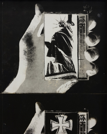 Wallace Berman, Untitled I-III, 1975, galerie frank elbaz