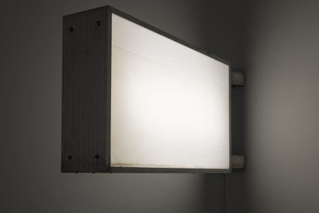 Klara Lidén, Untitled (Lightbox Berliner Zeitung), 2023 , Galerie Neu