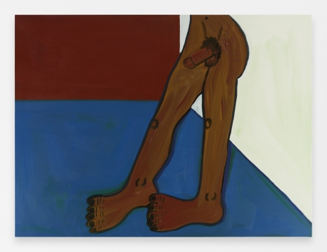Marcus Jahmal, Male Nude, 2023 , Anton Kern Gallery