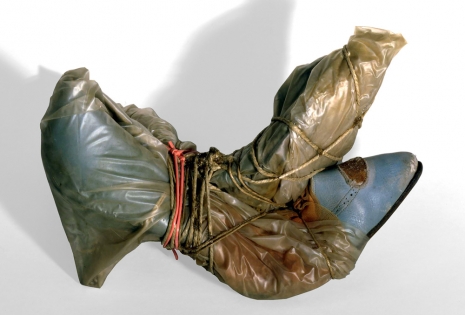 Christo, J-C's Wrapped Shoes, 1962, Gagosian