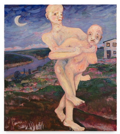 Andriu Deplazes, Huckepack (Porte sur son dos) (Huckepack (Carrying on its back)), 2023 , Galerie Peter Kilchmann