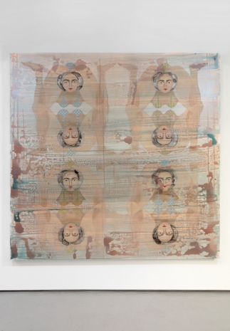 Hayv Kahraman , Eight Bends, 2020 , Rhona Hoffman Gallery