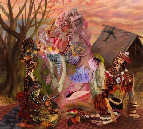 Mary Lou Zelazny, The Cake Lady and Mrs. Columbus Welcome Candy, 2023, Rhona Hoffman Gallery