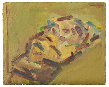 Frank Auerbach, Reclining Head of Julia, 2015 , Luhring Augustine Tribeca