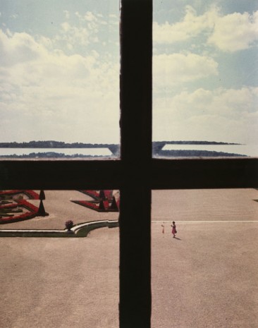Luigi Ghirri, Versailles, From the series Kodachrome and Vedute, 1977, Matthew Marks Gallery