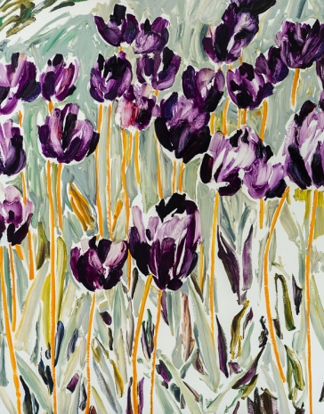 Gaël Davrinche, Black tulips, 2023, Au Cube