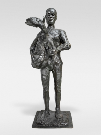 Pablo Picasso, Man with a Lamb, modeled , 1943, cast 1948–50 , Gagosian