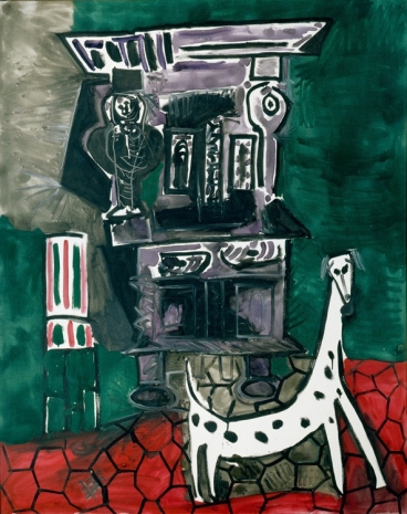Pablo Picasso, Buffet Henri ll et chien et chaise. Le Buffet de Vauvenargues, 1959 , Gagosian
