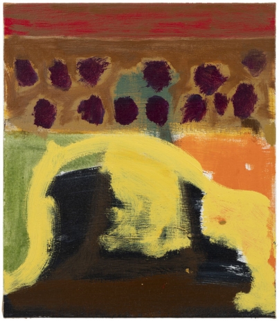 Toni Elg, Yellow Hill, 2023 , Galerie Forsblom