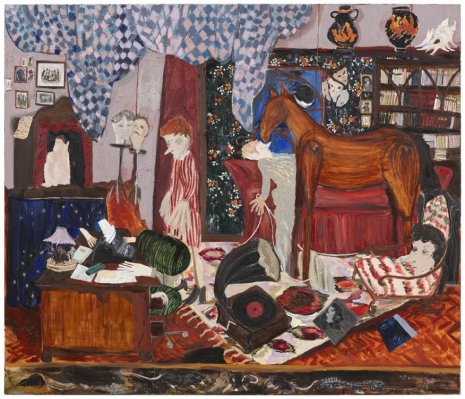 Eeva Peura, Red Sofa, 2023 , Galerie Forsblom