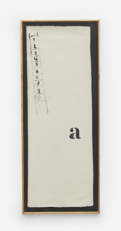 Marcel Broodthaers , a 1 2 3 4 5 ..., 1973, Galerie Chantal Crousel