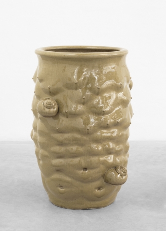 Daniel Dewar & Grégory Gicquel , Stoneware jar with body fragments and snails, 2023, Loevenbruck