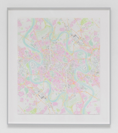 Harkeerat Mangat , Untitled Map, 2023 , Galerie Elisabeth & Klaus Thoman