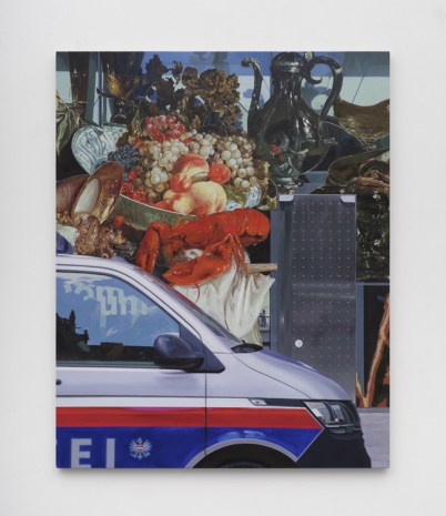 Van Hanos, Still Life with Polizei, 2023 , Lisson Gallery